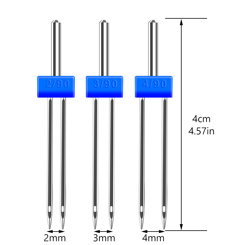 Twin Needle Stretch - KRABALL Double Needles for Brother Sewing