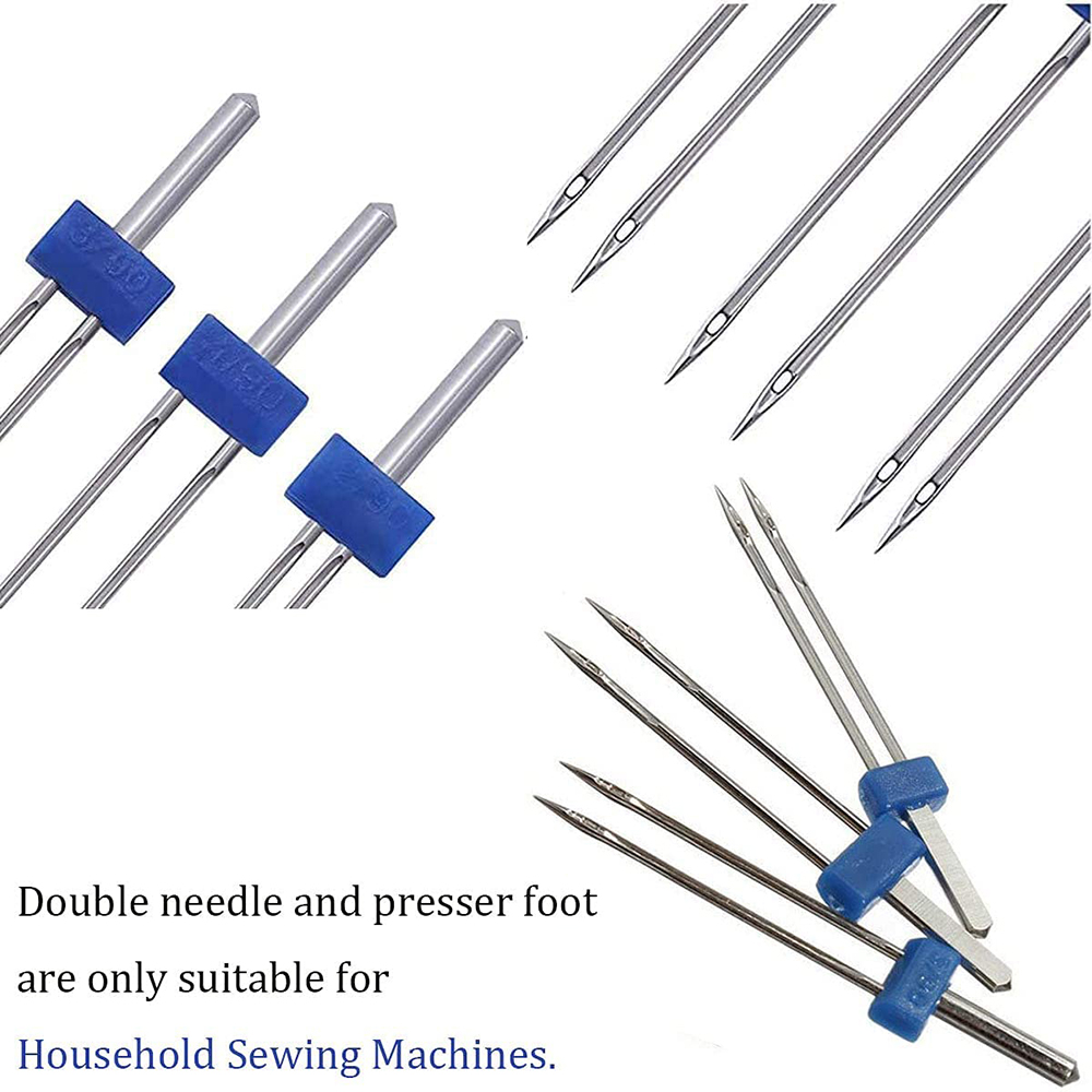 3PCS Sewing Double Twin Needle - Twin Needle Stretch recension och pris