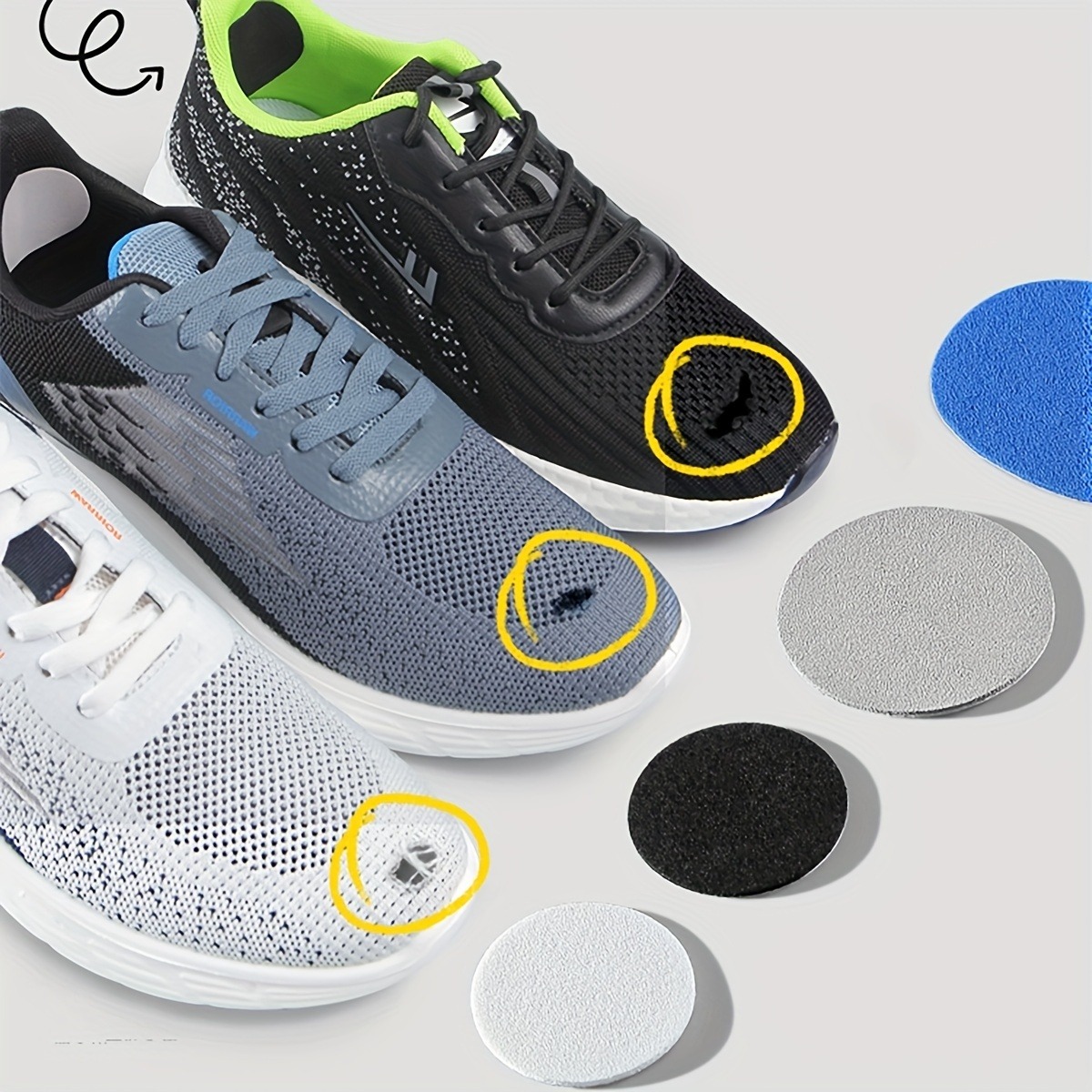6 Pcs Self-Adhesive Shoe Patch - Sewing Repair recension och pris