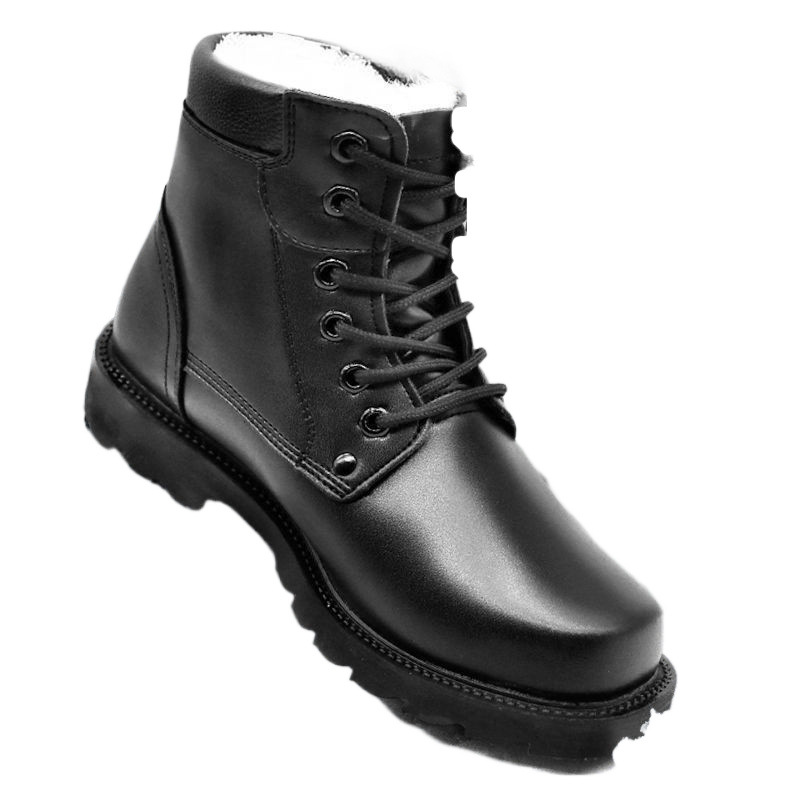 Men's Thickened Leather Snow B - Sewing Fleece recension och pris