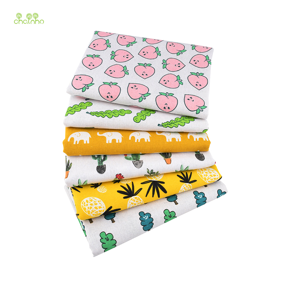 Chainho,Printed Cotton Linen F - Sewing Geotextile Fabric recension och pris