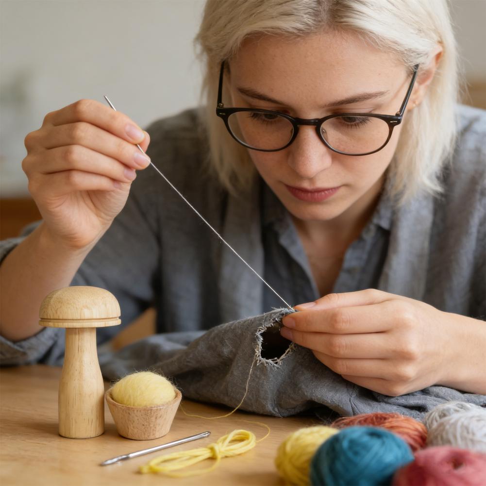 Sock Mending Tool Darning Tool - Sewing Repair recension och pris