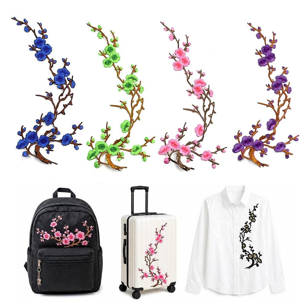 DIY Cherry Blossom Iron On Pat - Sewing In Textile recension och pris