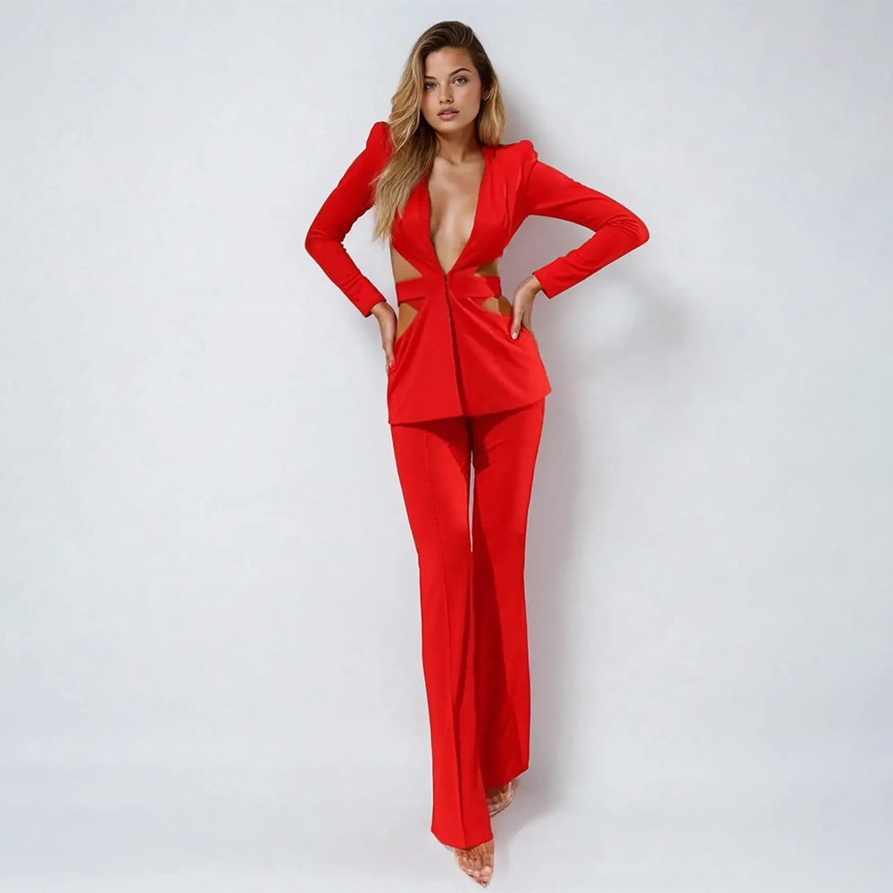 Sexy Fashionable Women Cut Out - Shoulder Pad Set In recension och pris