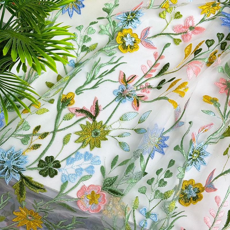 90x130cm Floral Vine Embroider - Sewing In Textile recension och pris