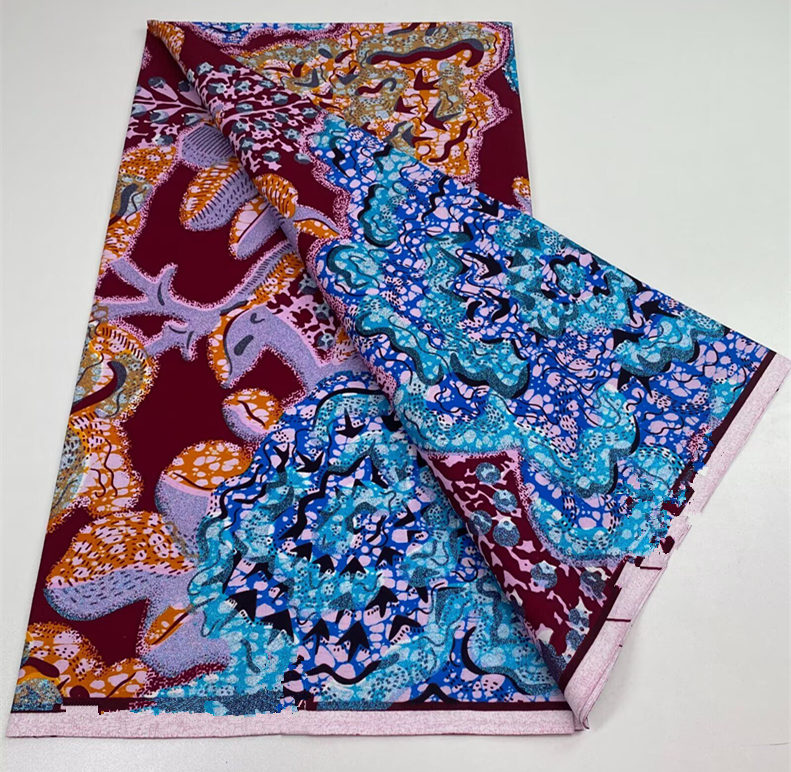Nigeria Ankara Wax Fabric Bloc - Sewing Batik recension och pris