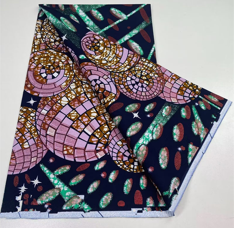 Nigeria Ankara Wax Fabric Bloc - Sewing Batik recension och pris