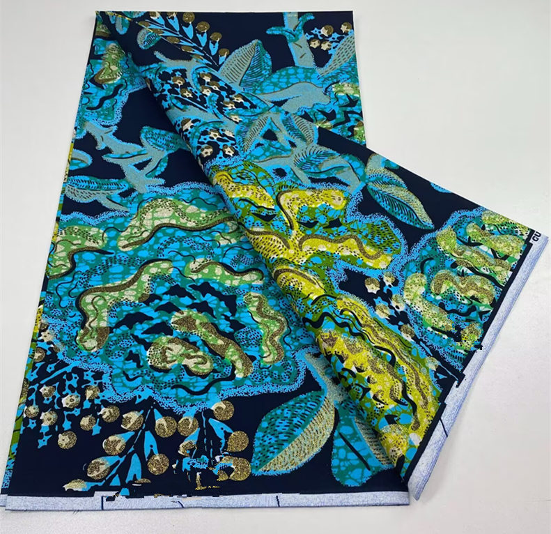 Nigeria Ankara Wax Fabric Bloc - Sewing Batik recension och pris