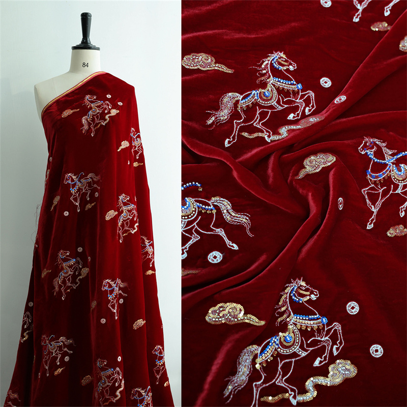 Autumn/Winter Thick Silk Velve - Sewing Velvet Fabric recension och pris