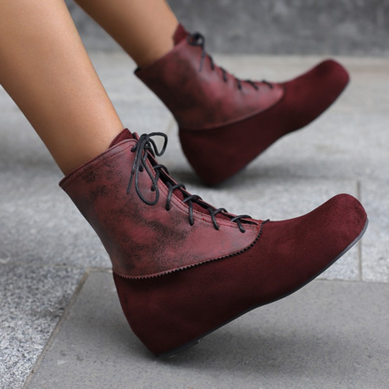 Big Size 50 Short Boot Female  - Sewing Fleece recension och pris