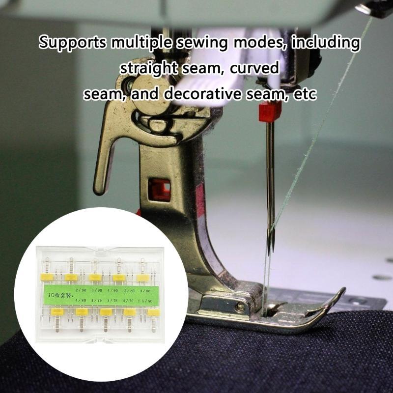 R66A 10Pcs Sewing Machine Need - Twin Needle Stretch recension och pris
