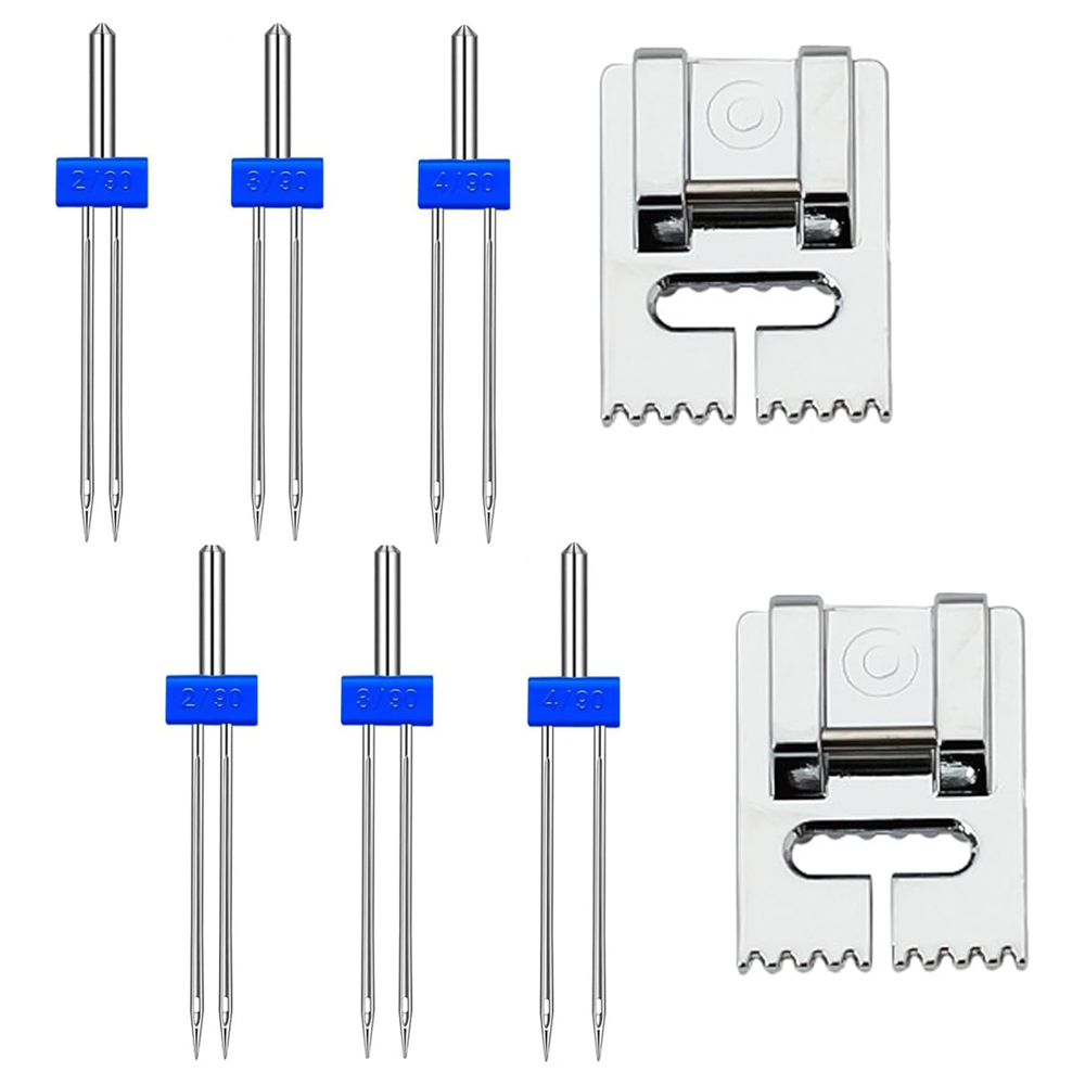 6PCS Twin Needle Double Needle - Twin Needle Stretch recension och pris