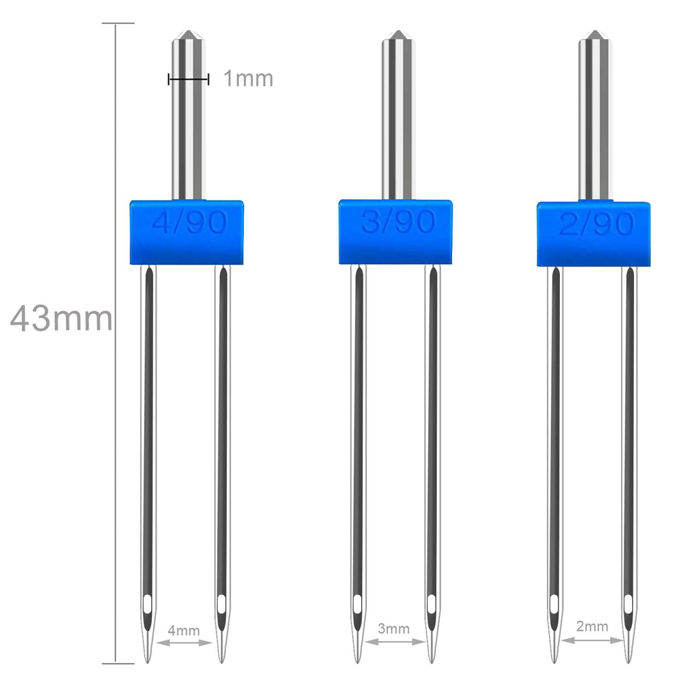 6PCS Twin Needle Double Needle - Twin Needle Stretch recension och pris