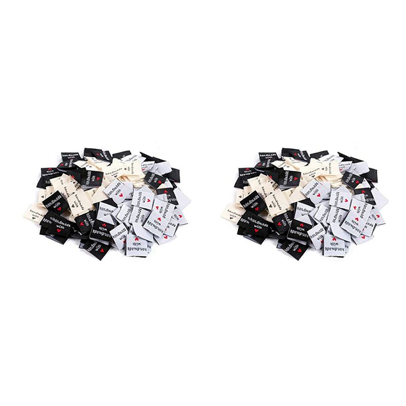 A02M-300 Pcs Handmade Sew-On W - Sewing Label recension och pris