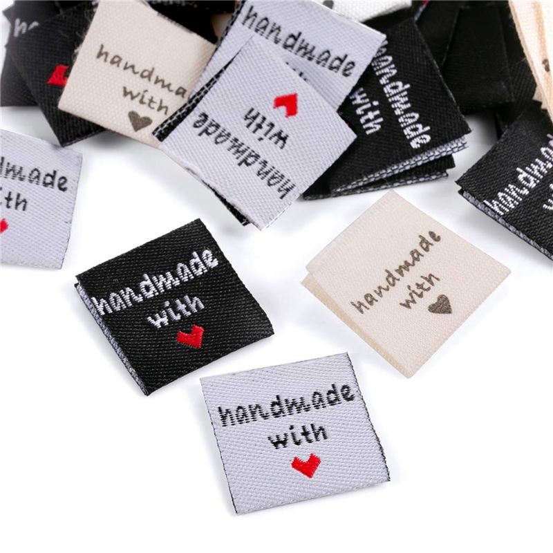 A02M-300 Pcs Handmade Sew-On W - Sewing Label recension och pris