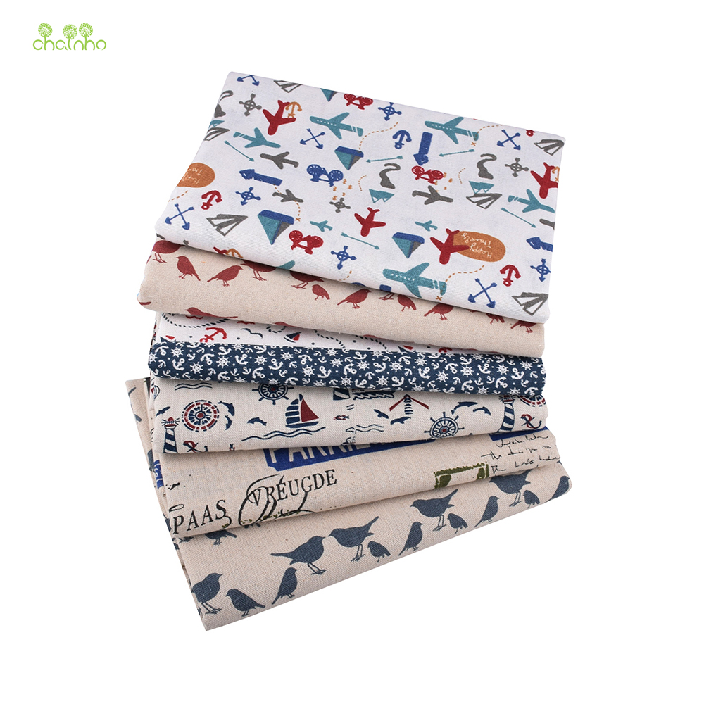 Chainho,Printed Cotton Linen F - Sewing Geotextile Fabric recension och pris