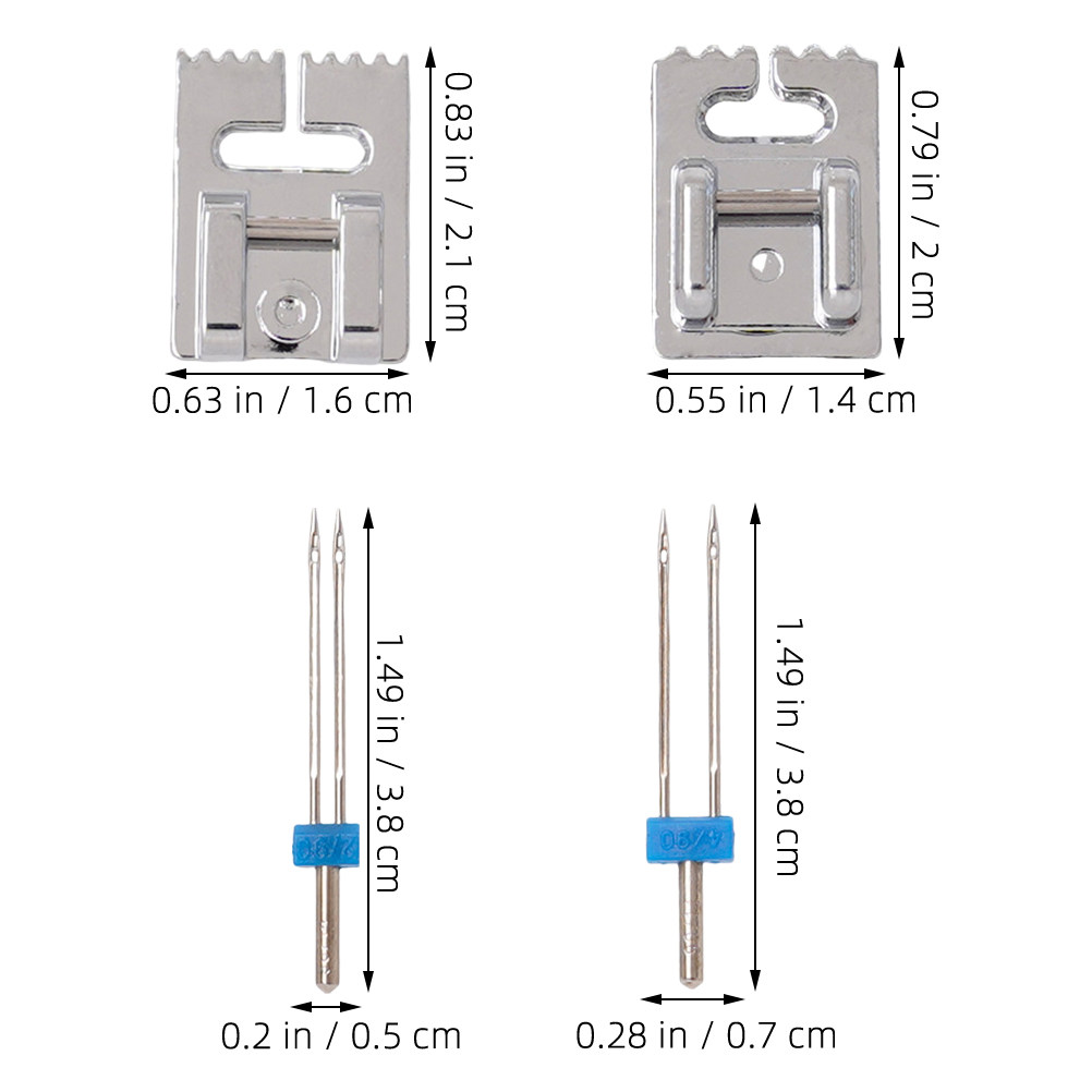 Double Hole Sewing Machine Nee - Twin Needle Stretch recension och pris