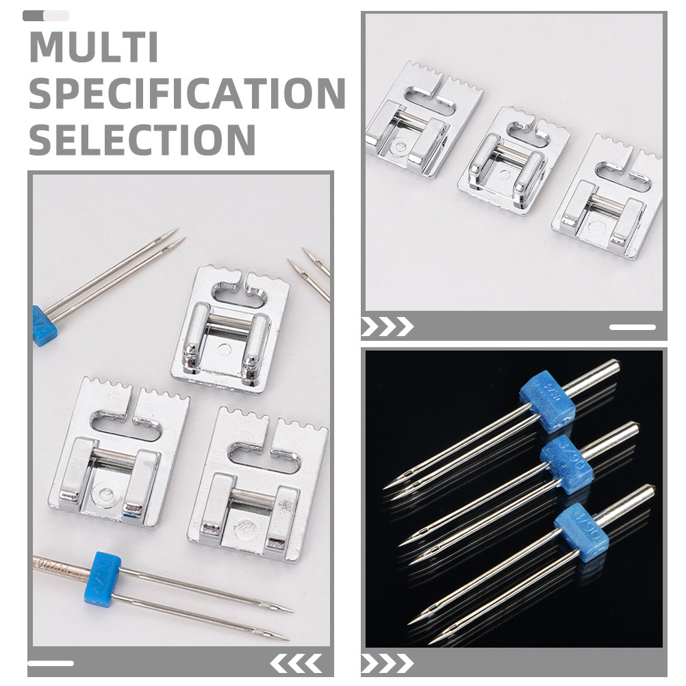 Double Hole Sewing Machine Nee - Twin Needle Stretch recension och pris
