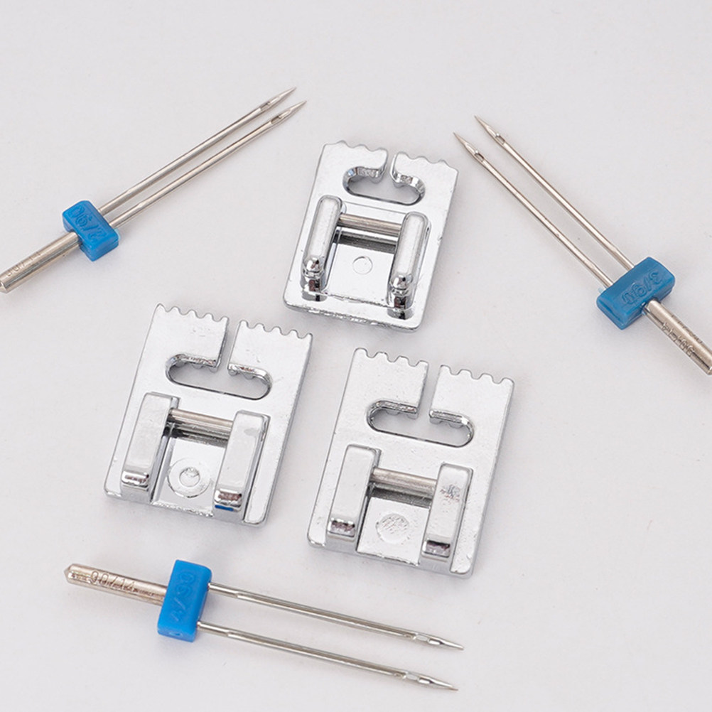 Double Hole Sewing Machine Nee - Twin Needle Stretch recension och pris